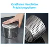 2x Dachrinnen Laubschutz DN110 Edelstahl – Fallrohr Produktbild-Vorschau 4