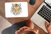 MuchoWow® Mauspad Mousepad Tiger - Kopf - Gelb 27x18 cm - Produktbild-Vorschau 3