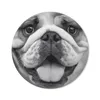 MuchoWow® Mauspad Mousepad Tierprofil Bulldogge in schwarz Produktbild-Vorschau 1