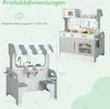 Product dimensions and age suitability information for a children's toy kitchen. Náhled obrázku produktu