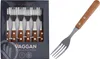 Steakgabeln mit Holzgriff, 6er-Set Produktbild-Vorschau 6