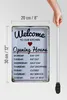 Blechschild Spruch 20x30cm welcome to our Kitchen Opening Produktbild-Vorschau 6