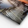 Bild auf Leinwand - Leinwandbild - Brücke Boot Meer - Produktbild-Vorschau 5