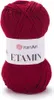 YarnArt Etamin Garn 100%.Polyacryl, 180m/30g, Dunkelrot - Produktbild-Vorschau 2