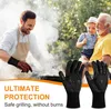 Grillhandschuhe Hitzebeständig mit 800°C, Feuerfeste Produktbild-Vorschau 3