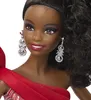 Barbie Panenka Holiday Doll 2019 Kudrnatá  Brunetka Náhled obrázku produktu 4