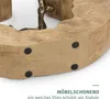 Skulptur Holz Teamwork Teamarbeit 29,5 x 28 cm Schwarz Gold Produktbild-Vorschau 4
