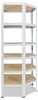 shelfplaza HOME 200x60x30 cm scaffale angolare in bianco Anteprima dell’immagine prodotto 5