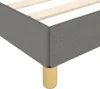 vidaXL Rám postele bez matrace tmavě šedý 140x200 cm látka Náhled obrázku produktu 6