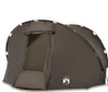 vidaXL Rybársky stan 5 osôb Brown Waterproof Náhľad obrázku produktu 1