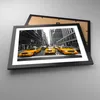 Gerahmtes Poster - Schwarzer Rahmen - Taxi Stadt Straße Produktbild-Vorschau 3
