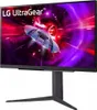 A gaming monitor displaying a futuristic spaceship in a colorful nebula. Produktbild-Vorschau
