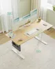 SONGMICS Výškově nastavitelný stůl, 140 cm, připojení Náhled obrázku produktu 4