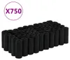 vidaXL Hundekotbeutel 750 Stk. Schwarz 30x20 cm PE Produktbild-Vorschau 1