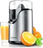 An electric citrus juicer with a glass of orange juice and oranges. Produktbild-Vorschau