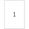 TOP STICK Universal-Etiketten 199,6 x 289,1 mm weiß 100 Produktbild-Vorschau 3