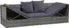 vidaXL Sofa ogrodowa rozkładana 200x60 cm z polirattanu, Podgląd zdjęcia produktu 12
