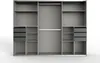 Schwebetürenschrank Kleiderschrank 270 cm 3-türig Produktbild-Vorschau 2