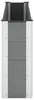 VidaXL Vyvýšený záhon, sivý, 200 x 30 x 72 cm, WPC a hliník Náhľad obrázku produktu 3