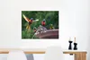 MuchoWow® Poster Papagei - Wasser - Flügel 80x60 cm - Kunst Produktbild-Vorschau 5