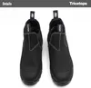 A top-down view of two black Chelsea boots against a white background. Produktbild-Vorschau