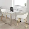 AKKE Beton Küchentisch mit chrom beine LxBxH: 100x50x74 cm Produktbild-Vorschau 1