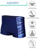 Aquarti Herren Badehose Kurz Sportlich Streifen, Farbe: Produktbild-Vorschau 3