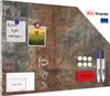 Lavagna magnetica in acciaio RUGGINE 60x40 cm MetalBoards Anteprima dell’immagine prodotto 1