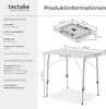 tectake® Campingtisch Julian klappbar 80 x 60 x 68 cm Produktbild-Vorschau 5