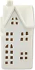 Keramik LED Haus - Lichthaus weiß matt 2er Set Produktbild-Vorschau 5