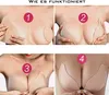 Damen Klebe BH, Beige, trägerloser Push up BH, rückenfreier Produktbild-Vorschau 7