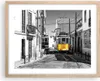 Gerahmtes Poster - Rahmen in heller Eiche - Straßenbahn Produktbild-Vorschau 1