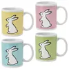 Kaffeebecher 'Bunny' 4er Set 300 ml Steinzeug 12,5x9,5x8cm Produktbild-Vorschau 1