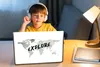 MuchoWow® Laptop Aufkleber Sticker Cover Weltkarte - Reisen Produktbild-Vorschau 3
