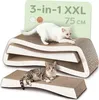Knupis Kratzmöbel Kratzbrett Katze 3-teilig XXL 75cm – Produktbild-Vorschau 1