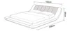 Leder Bett mit USB,Polster Betten Luxus Doppel Modernes Ehe Produktbild-Vorschau 2