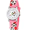Kinderuhr Football – Rosa für kleine Fußballfans KP11408 Produktbild-Vorschau 1