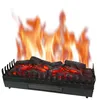 An electric fireplace log set with glowing embers and artificial flames. Anteprima dell’immagine prodotto