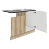 Optifit Spülenschrank inkl Spüle Geschirrspülerblende für Produktbild-Vorschau 3