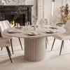 Ausziehbarer Tisch ELODIE 120–160 cm kaschmir Produktbild-Vorschau 2