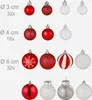 Lot de 101 boules de Noël Relaxdays, en plastique, Voir les images du produit 4
