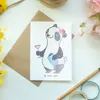 Mr. & Mrs. Panda Grußkarte Eventmanagerin Herz - Weiß - Produktbild-Vorschau 2