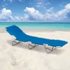 Klappbare Strandliege LiegestuhlSonnenliege aus Aluminium Produktbild-Vorschau 7