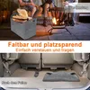 ROSEJANE, sada 2 vreciek z filcu na drevo, skladateľný kôš Náhľad obrázku produktu 4