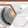 ZMH LED Deckenleuchte 3 Flammig weiß Deckenlampe Spots GU10 Produktbild-Vorschau 3