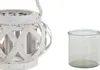 Portacandele Home ESPRIT Bianco Legno Cristallo 18 x 18 x Anteprima dell’immagine prodotto 3