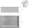 Technical drawing and dimensions of a shower niche. Náhled obrázku produktu