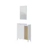 Garderobenset >Ethna< in Artik-Weiß/Natur - 77x91x24 Produktbild-Vorschau 4