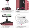 tectake® Mila 4dílná sada tvrdých kufříků z odolného plastu Náhled obrázku produktu 4