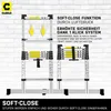 Craftfull Teleskopleiter | Soft-Close-Funktion - Aluleiter Produktbild-Vorschau 9